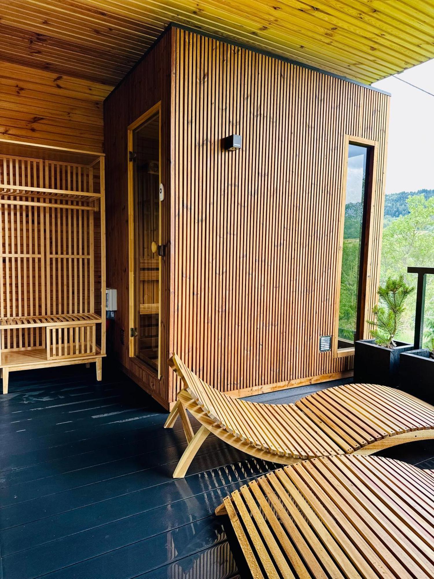 Black Deer - Z Sauna Na Tarasie, Jacuzzi I Widokiem Na Gory - By Deer Hills Luxury Apartments Kocon Eksteriør bilde