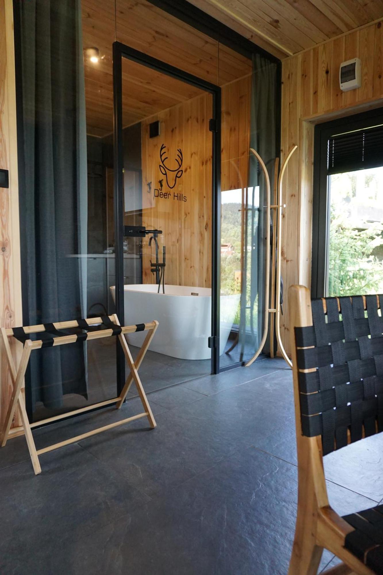 Black Deer - Z Sauna Na Tarasie, Jacuzzi I Widokiem Na Gory - By Deer Hills Luxury Apartments Kocon Eksteriør bilde